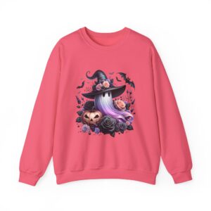 Cute Witch Hat, Pumpkin & Bats Sweatshirt