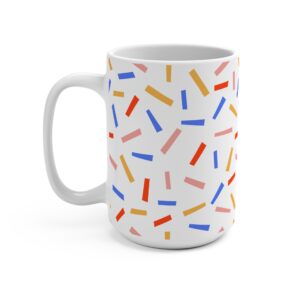 Confetti Sprinkle 15oz Ceramic Mug