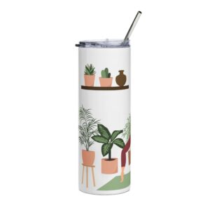 Yoga & Indoor Garden Stainless Steel Travel Cup 20oz