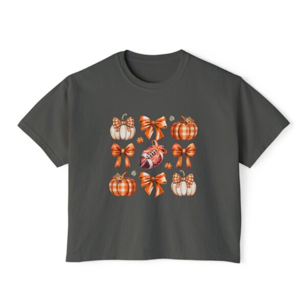Fall Pumpkin & Bow Boxy T-Shirt