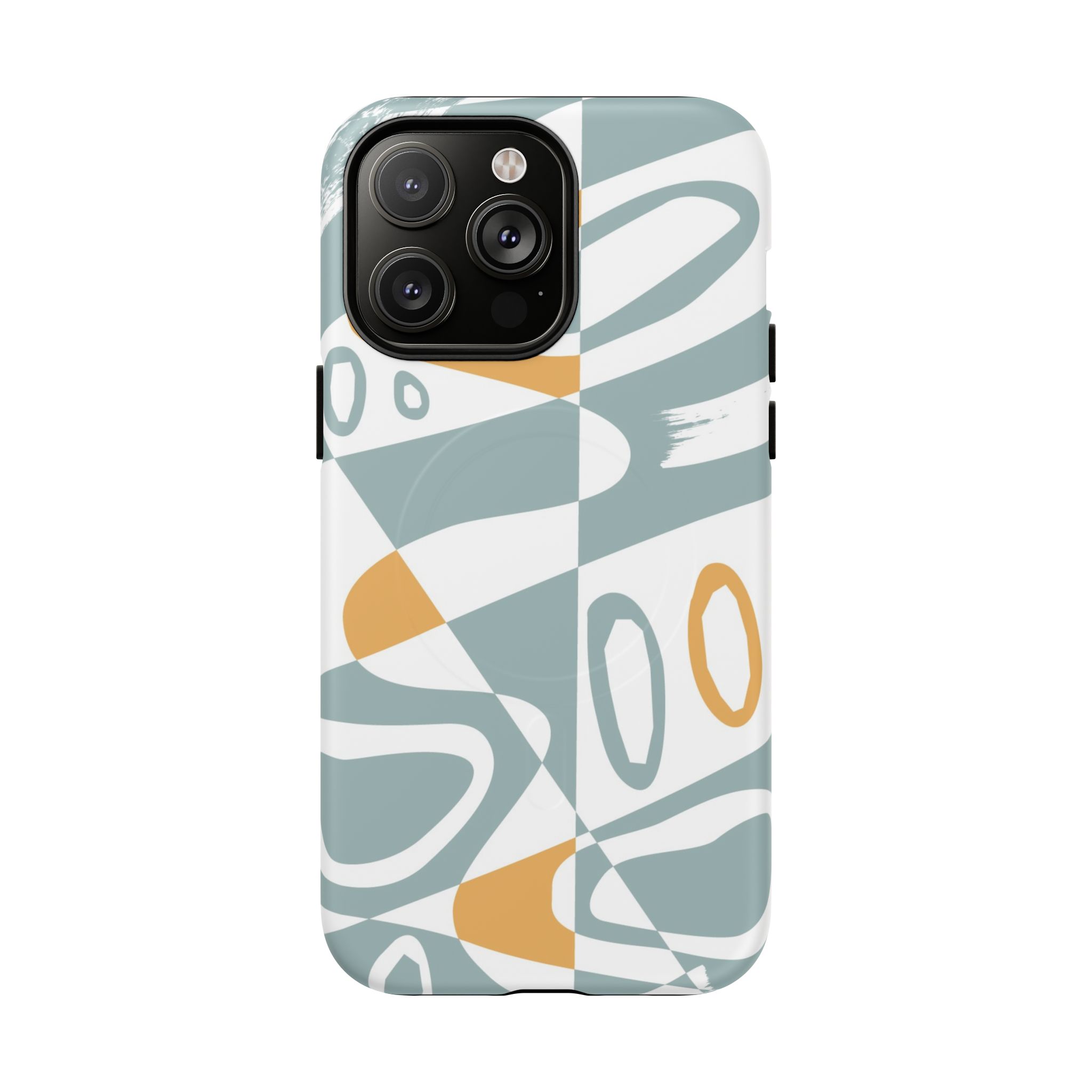 Abstract Retro Swirl Design Magnetic Phone Case