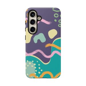 Abstract Colorful Wave Phone Case