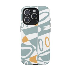 Abstract Retro Swirl Design Magnetic Phone Case