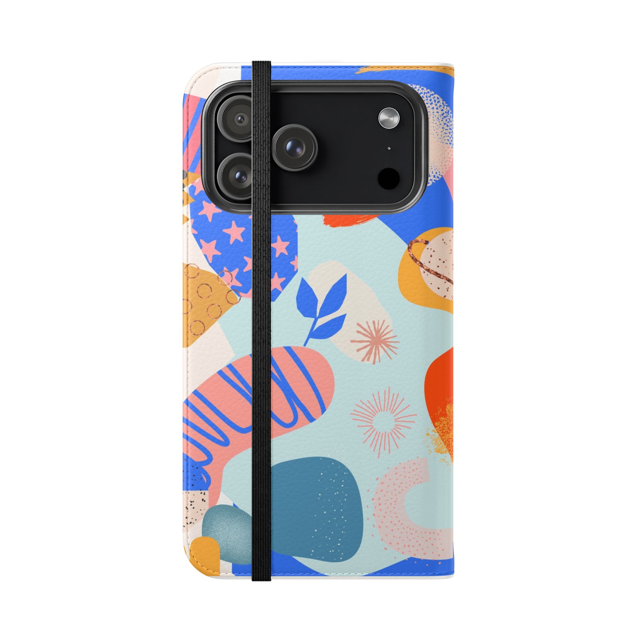 Abstract Colorful Collage Flip Phone Case Abstract Colorful Collage Flip Phone Case