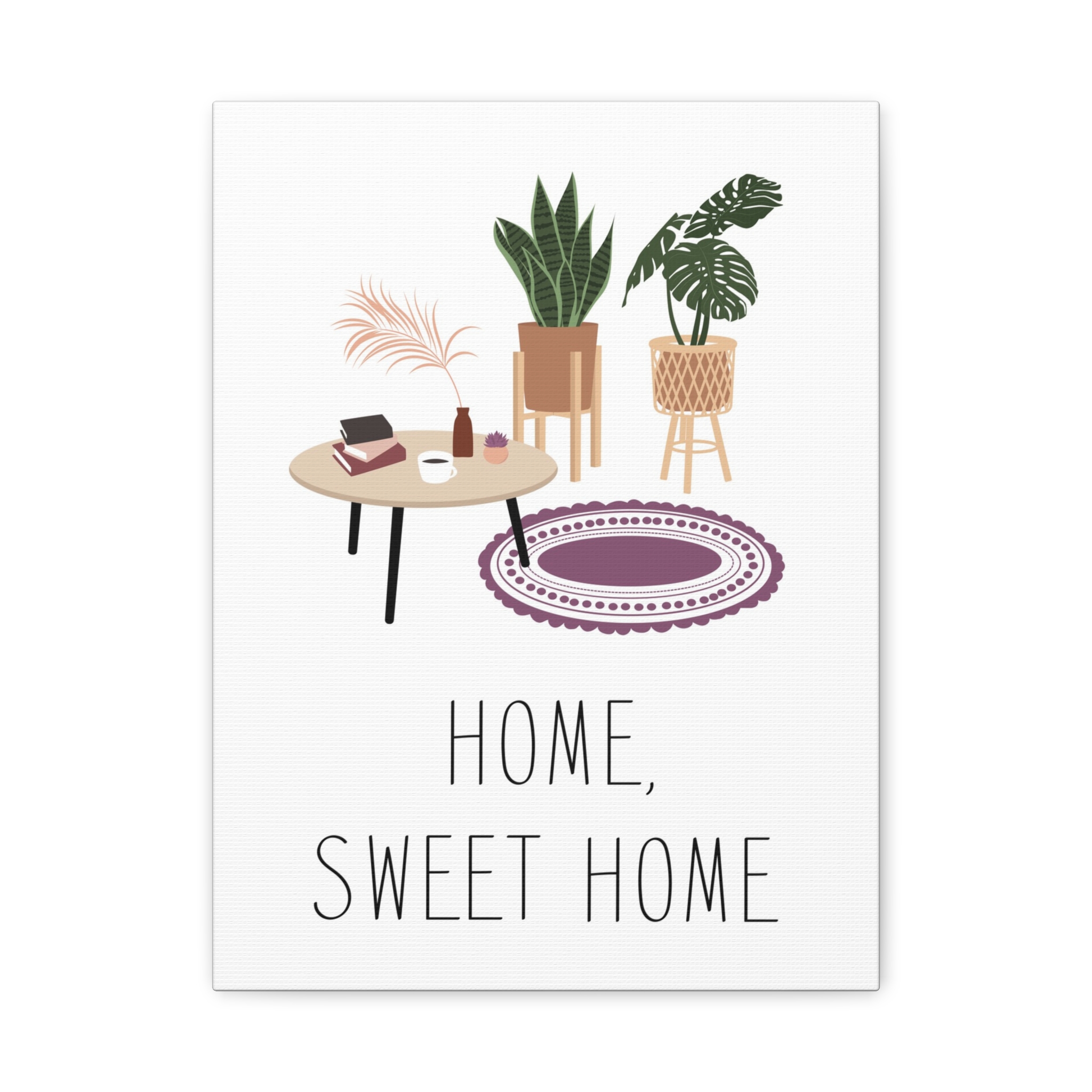 Home Sweet Home Canvas Wall Art
