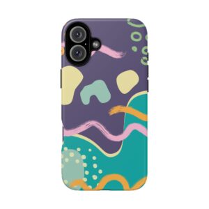 Abstract Colorful Wave Phone Case