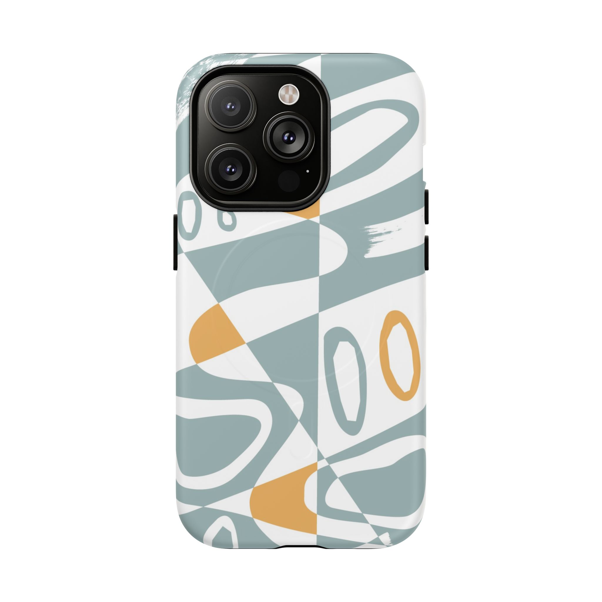 Abstract Retro Swirl Design Magnetic Phone Case
