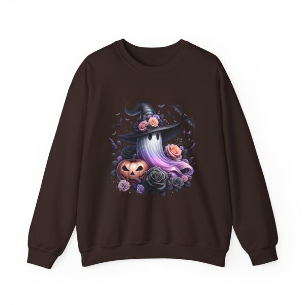 Cute Witch Hat, Pumpkin & Bats Sweatshirt
