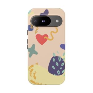 Abstract Heart & Shapes Phone Case