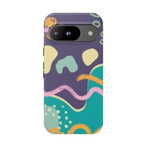 Abstract Colorful Wave Phone Case