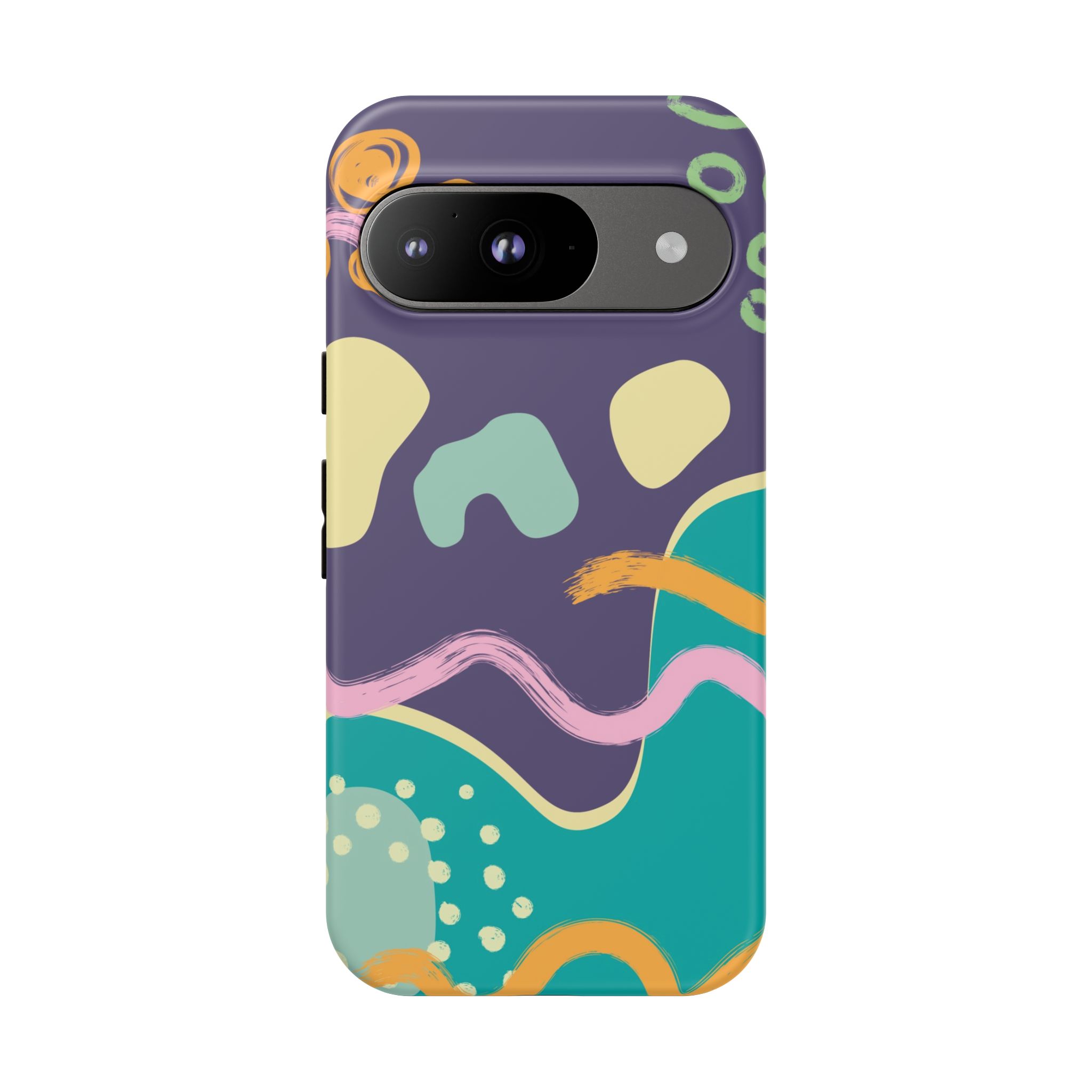 Abstract Colorful Wave Phone Case