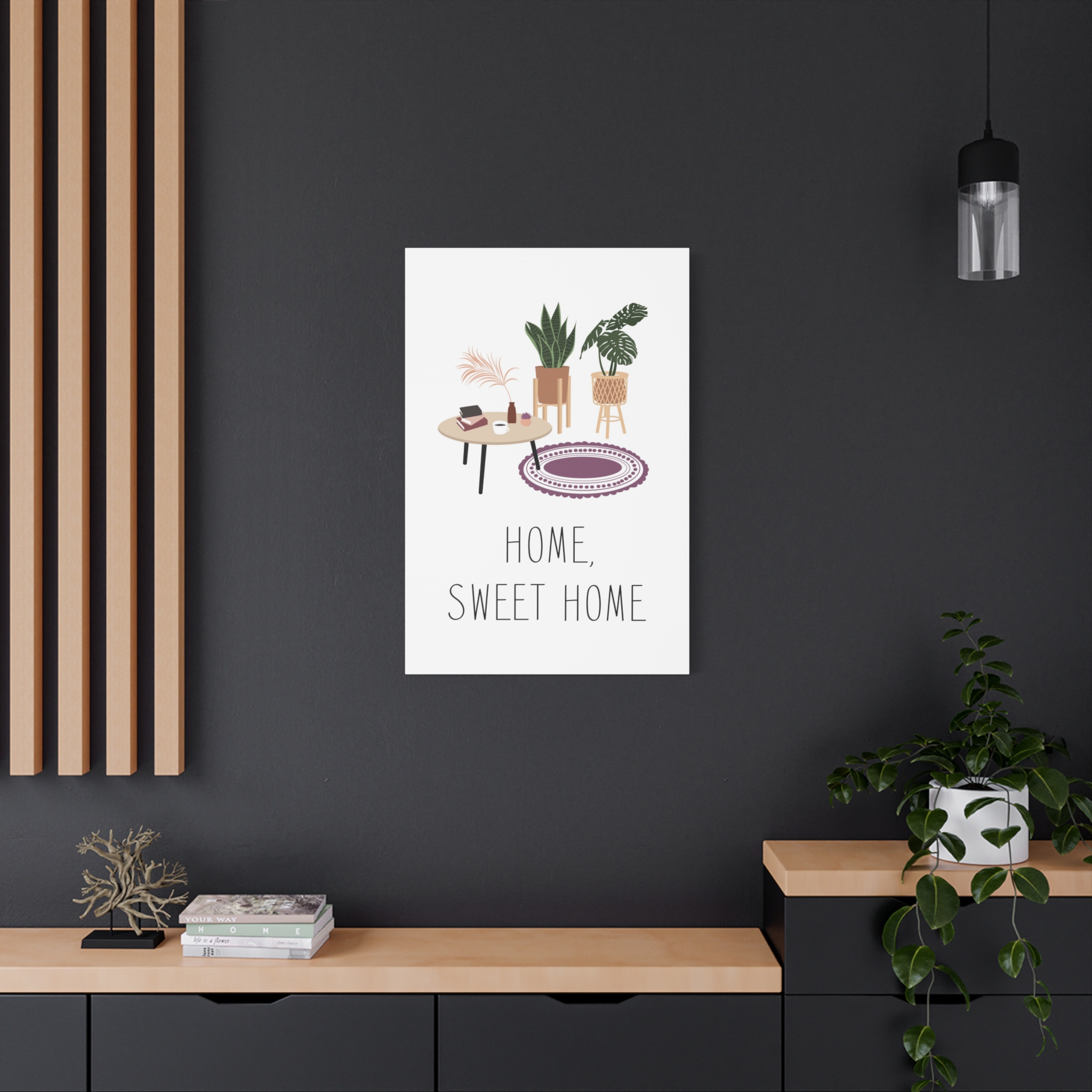 Home Sweet Home Canvas Wall Art