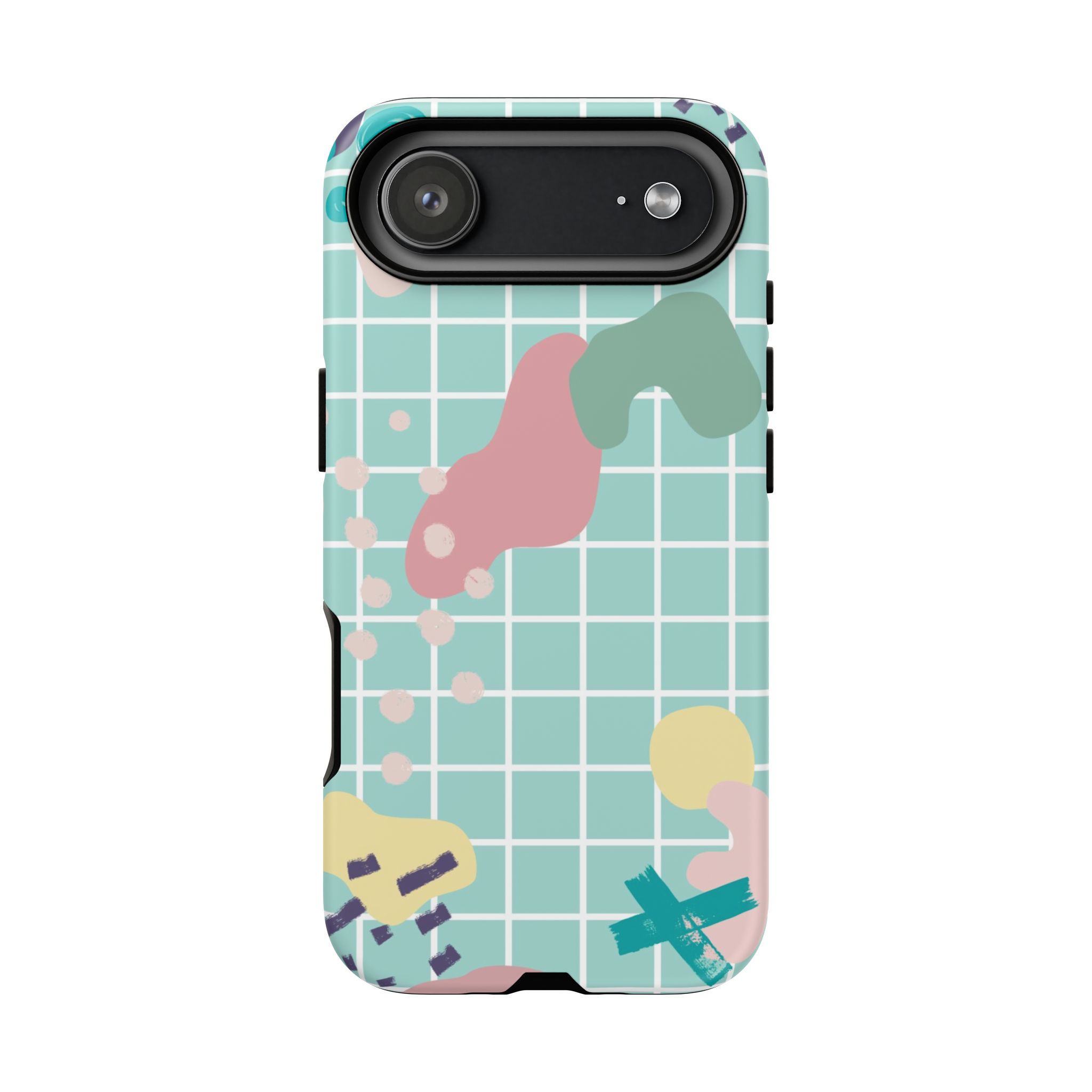 Pastel Abstract Grid Tough Phone Case