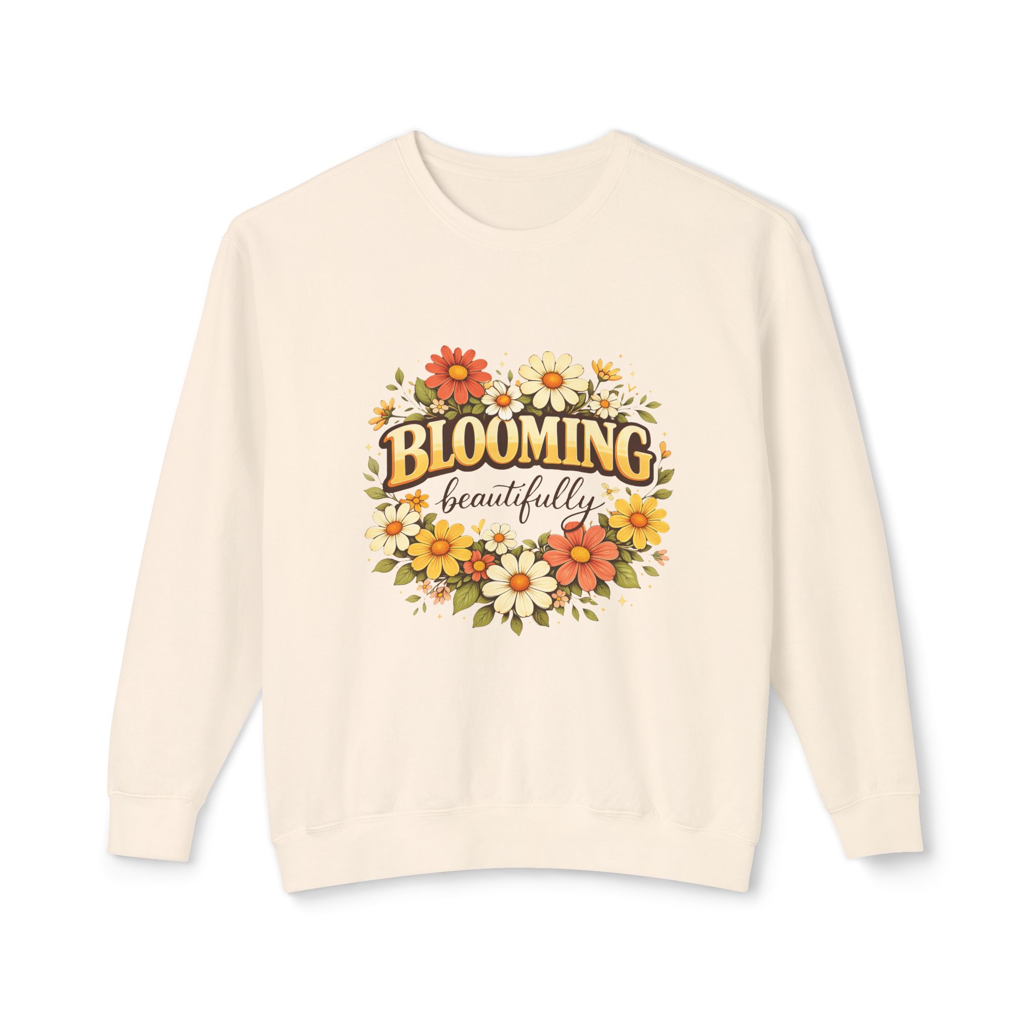 “Blooming Beautiful” Floral Crewneck Sweatshirt