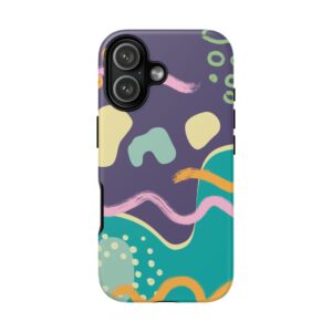 Abstract Colorful Wave Phone Case