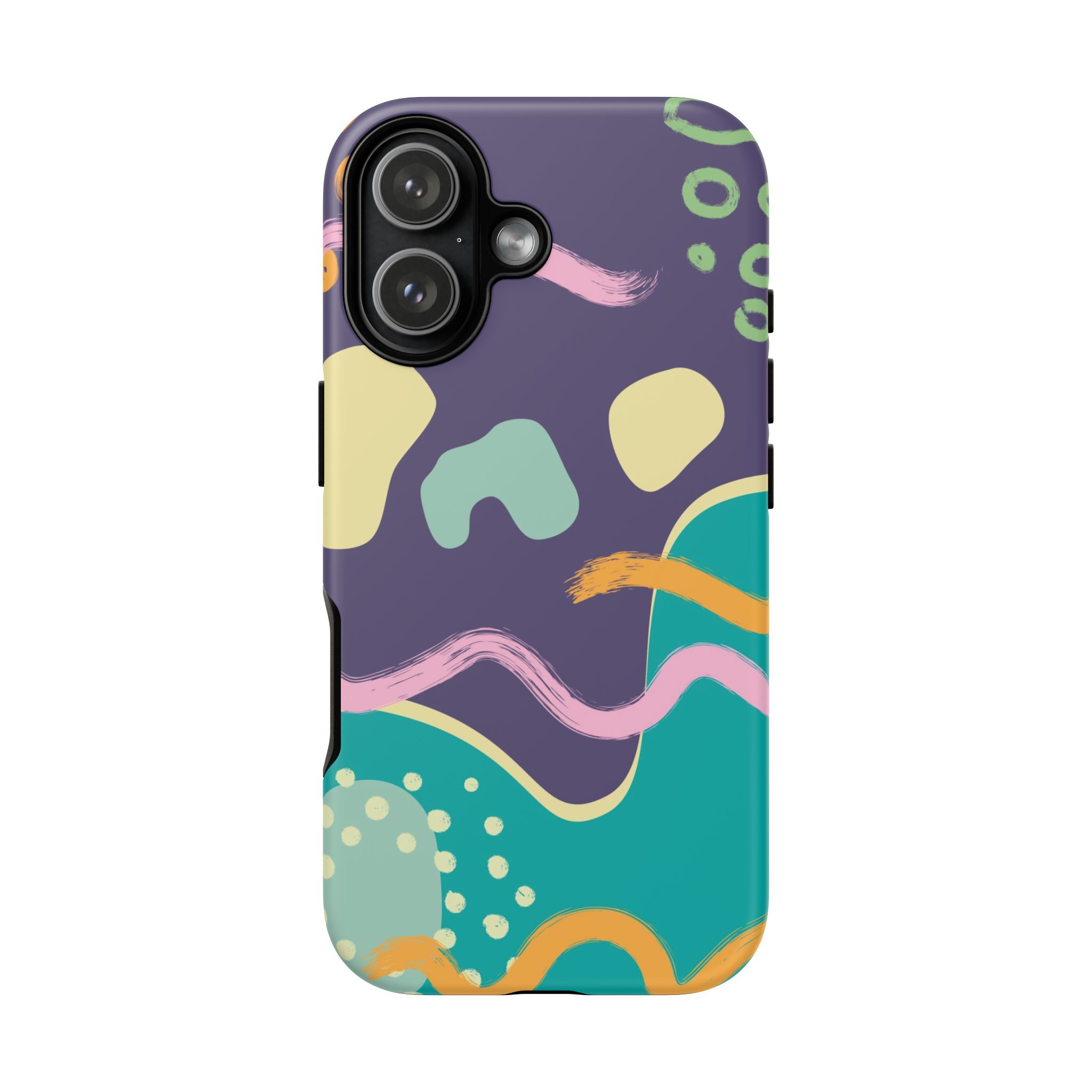Abstract Colorful Wave Phone Case