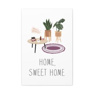 Home Sweet Home Canvas Wall Art