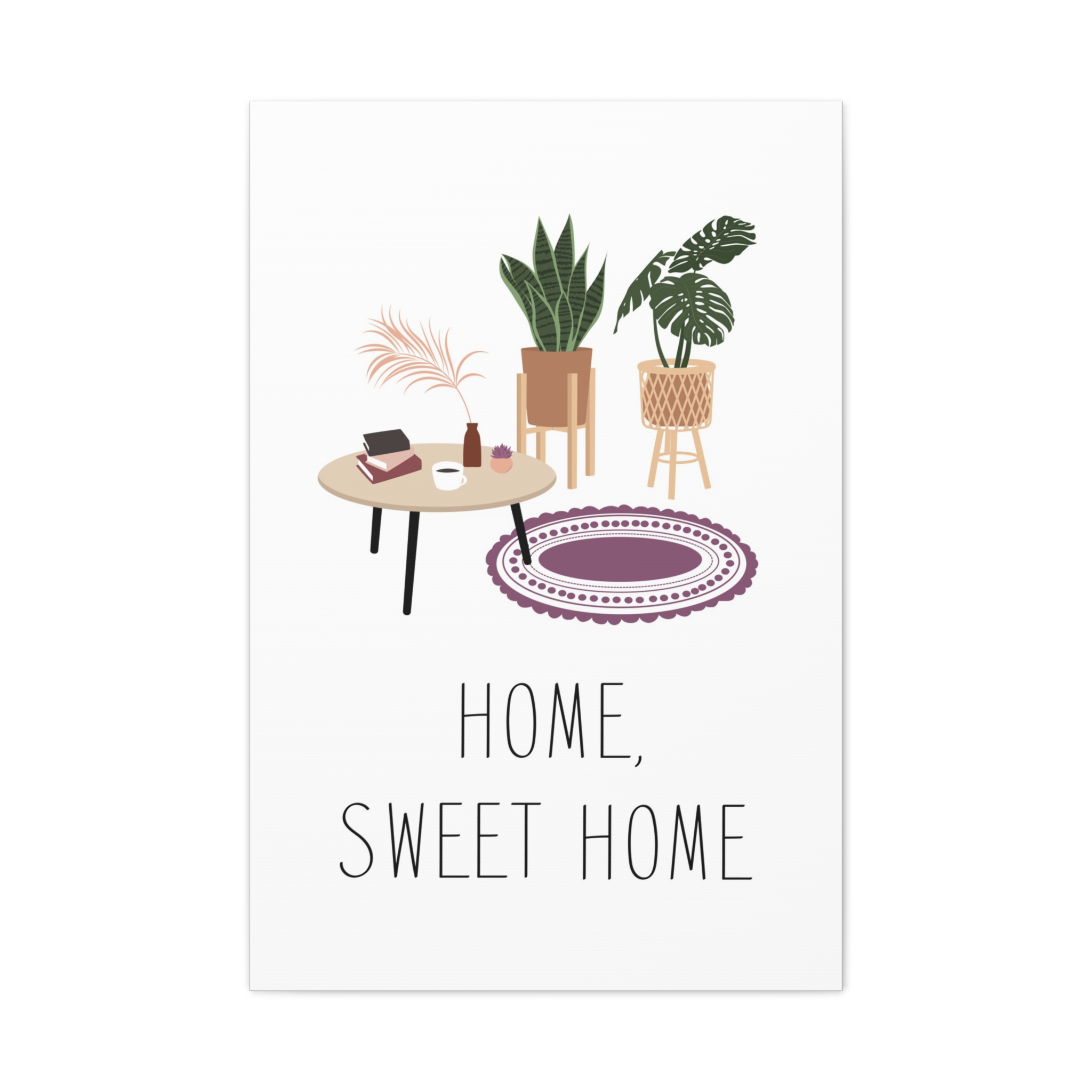Home Sweet Home Canvas Wall Art