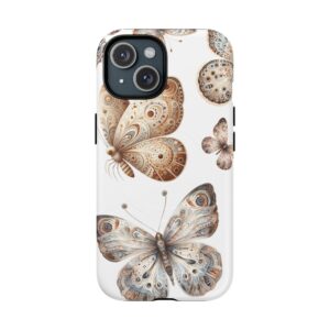 Butterfly Floral Tough Magnetic iPhone Case