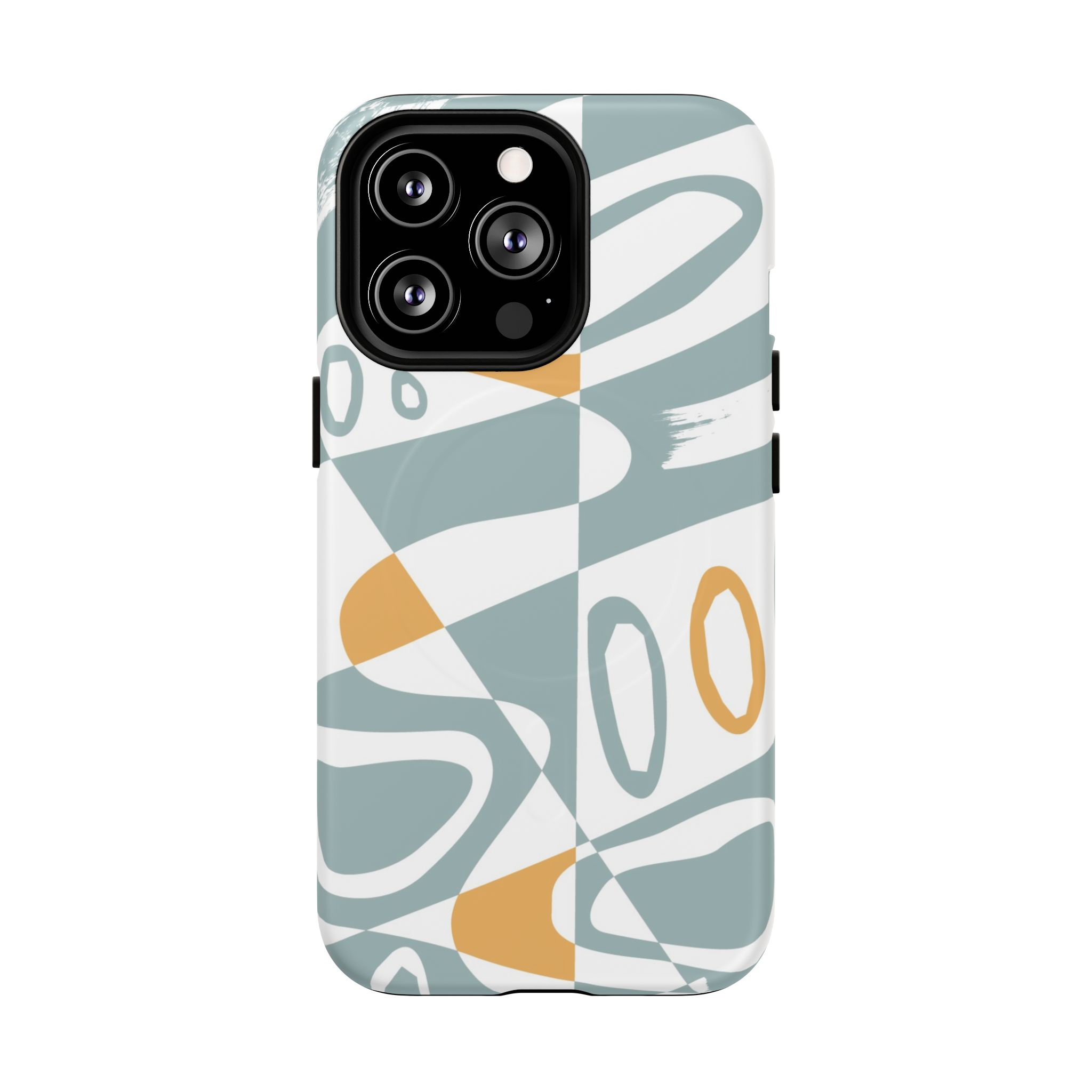 Abstract Retro Swirl Design Magnetic Phone Case