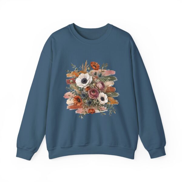 Vintage Floral Rustic Anemone & Poppy Bouquet Sweatshirt