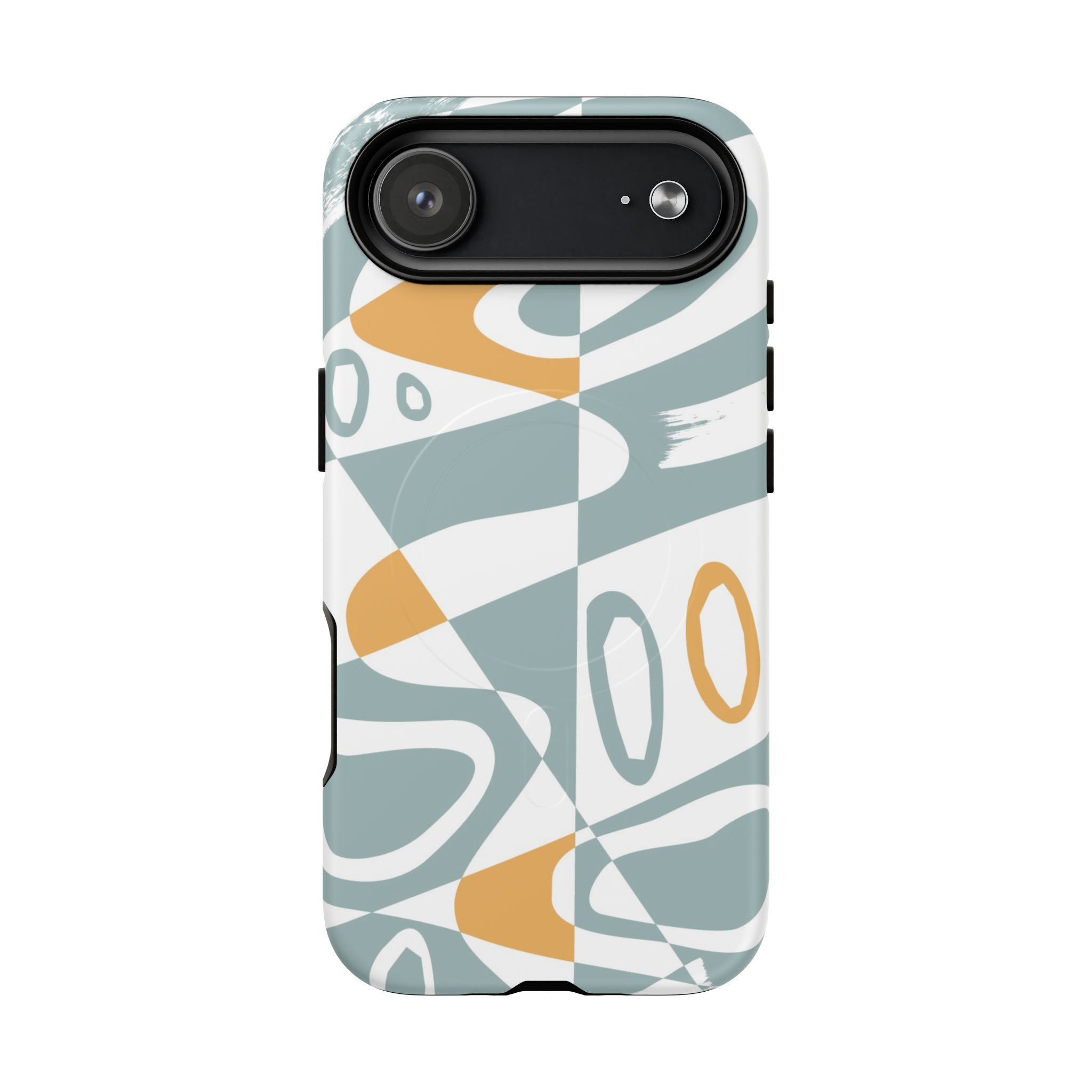 Abstract Retro Swirl Design Magnetic Phone Case
