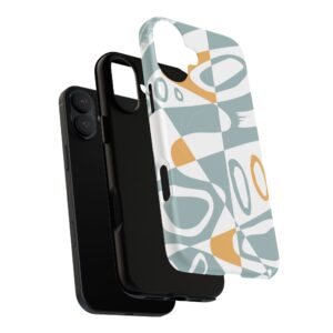 Abstract Retro Swirl Design Magnetic Phone Case