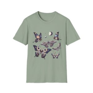 Celestial Moths Moon Phase T-Shirt