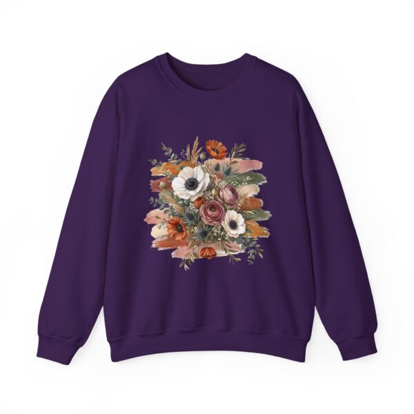 Vintage Floral Rustic Anemone & Poppy Bouquet Sweatshirt