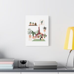 Yoga Pose Canvas Print