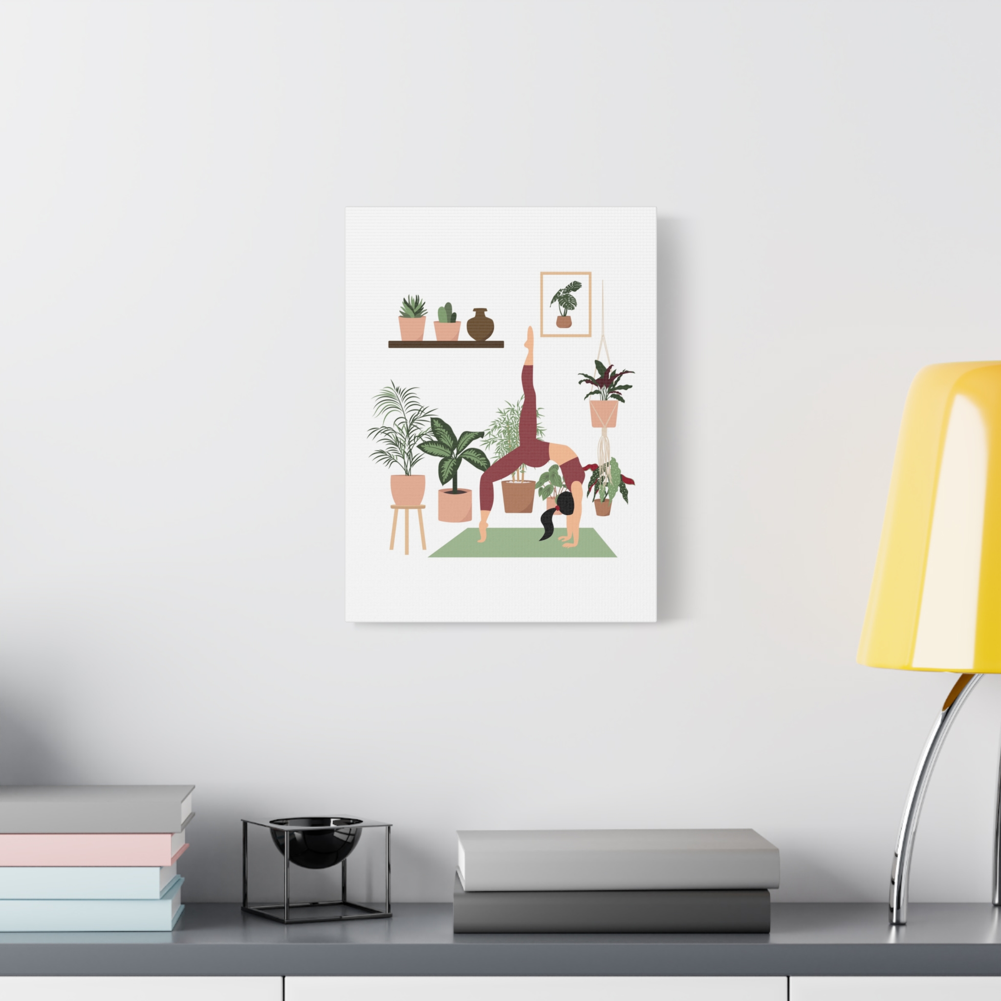 Yoga Pose Canvas Print