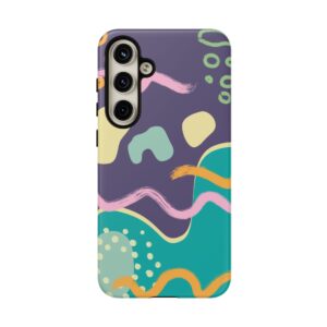 Abstract Colorful Wave Phone Case