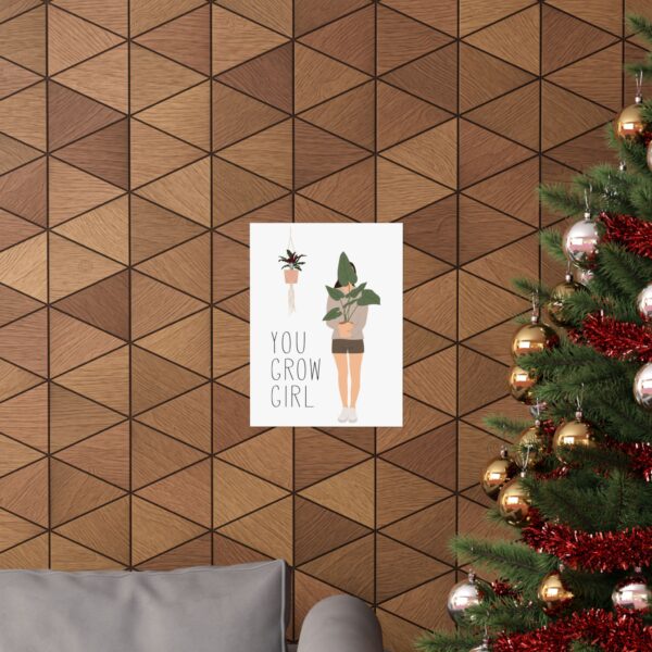 You Grow Girl Plant Lover Poster