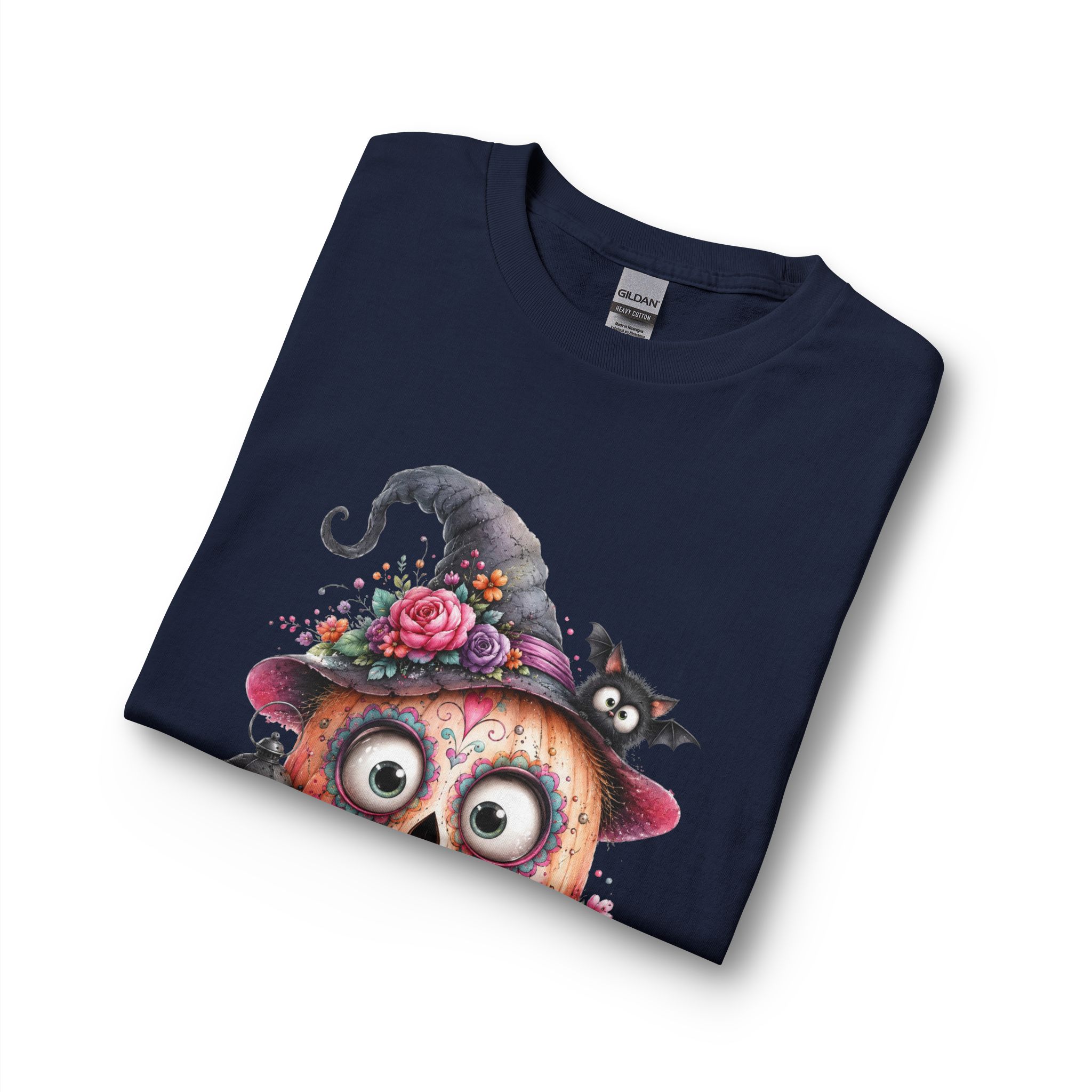 Halloween Pumpkin Witch Long Sleeve Tee