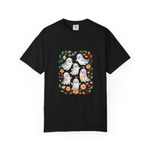 Cute Halloween Ghost Friends T-Shirt - Image 1