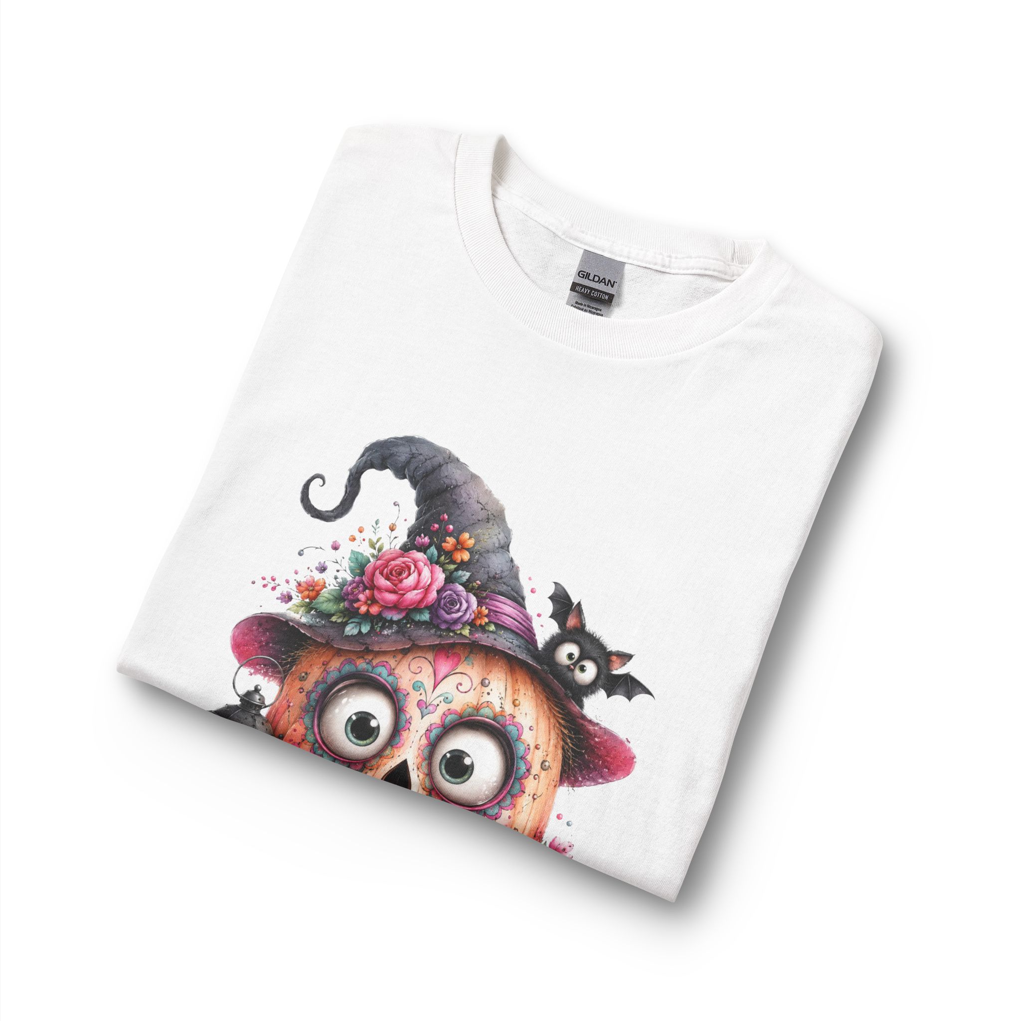 Halloween Pumpkin Witch Long Sleeve Tee