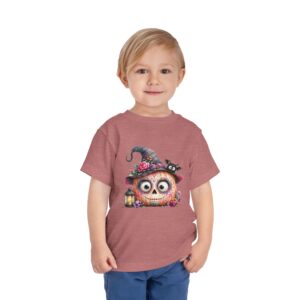 Cute Halloween Pumpkin Witch Toddler Tee - Image 12