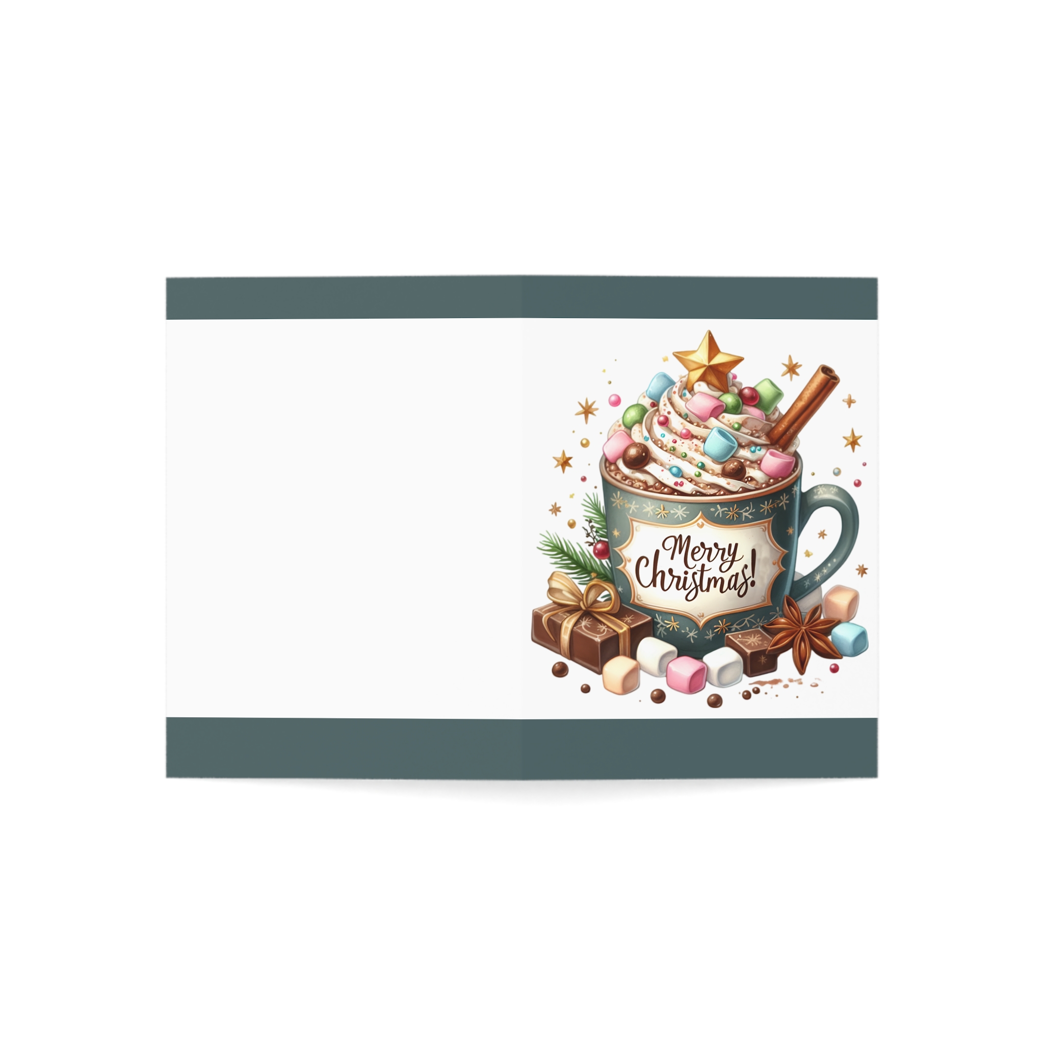Festive Hot Cocoa Holiday Card