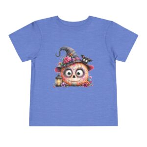 Cute Halloween Pumpkin Witch Toddler Tee - Image 4