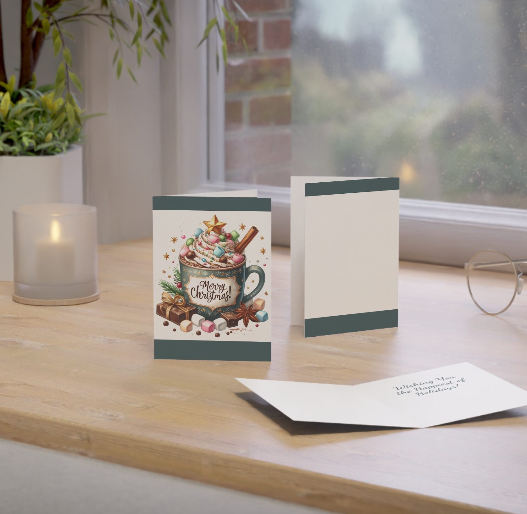 Festive Hot Cocoa Holiday Card