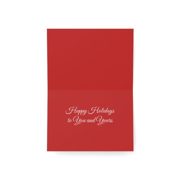Christmas Reindeer Sleigh Greeting Card