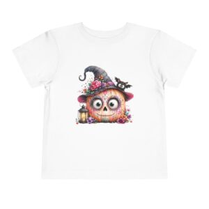 Cute Halloween Pumpkin Witch Toddler Tee - Image 6